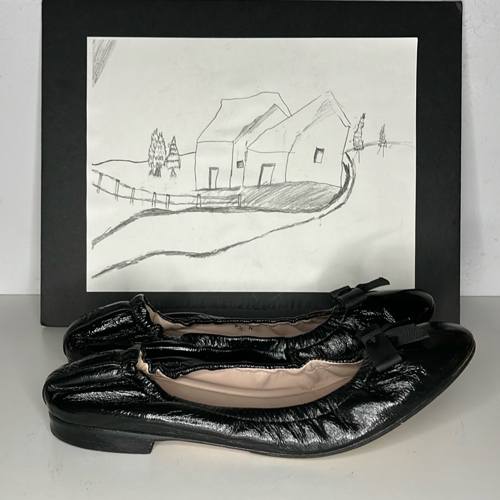 Stuart Weitzman Black Ballet Flats